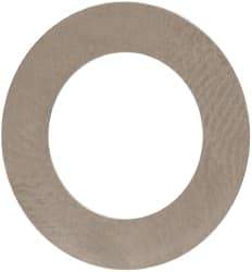 Made in USA - 0.1mm Thick, 10mm Inside x 16mm OD, Round Shim - 3/8" Screw, Uncoated 302/304 Stainless Steel - Caliber Tooling