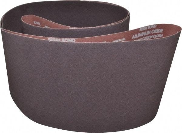 Norton - 8" Wide x 107" OAL, 50 Grit, Aluminum Oxide Abrasive Belt - Aluminum Oxide, Coarse, Coated, X Weighted Cloth Backing, Series R228 - Caliber Tooling