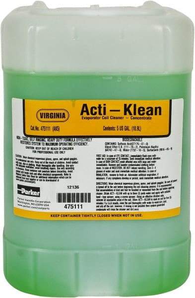 Parker - 5 Gal HVAC Coil Cleaner - For Evaporator Coils & Drain Pans - Caliber Tooling