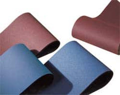 Norton - 25" Wide x 48" OAL, 100 Grit, Aluminum Oxide Abrasive Belt - Aluminum Oxide, Fine, Coated, Series R228 - Caliber Tooling