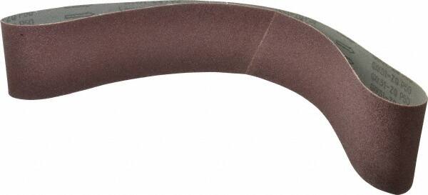 Tru-Maxx - 4" Wide x 54" OAL, 50 Grit, Aluminum Oxide Abrasive Belt - Aluminum Oxide, Coarse, Coated - Caliber Tooling