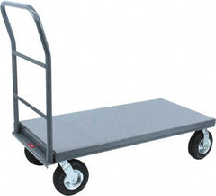 Jamco - 1,200 Lb Capacity Platform Truck - Steel Deck, 72" OAW, 12" Platform Height - Caliber Tooling