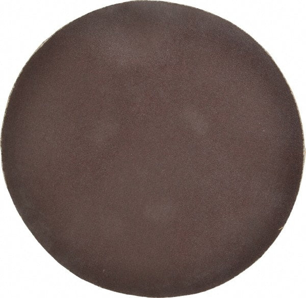 Made in USA - 10" Diam, 100 Grit Aluminum Oxide Adhesive PSA Disc - Caliber Tooling