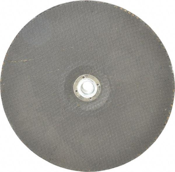 Norton - 9" Wheel Diam, 1/4" Wheel Thickness, Type 27 Depressed Center Wheel - Ceramic, 6,600 Max RPM, Compatible with Angle Grinder - Caliber Tooling