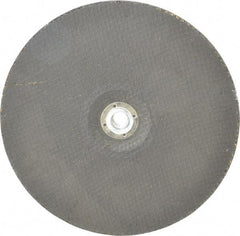 Norton - 9" Wheel Diam, 1/4" Wheel Thickness, 7/8" Arbor Hole, Type 27 Depressed Center Wheel - Aluminum Oxide, 6,600 Max RPM, Compatible with Angle Grinder - Caliber Tooling