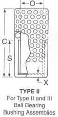 Dayton Lamina - 1" ID, Ball Bearing Cage - 3-1/2" OD - Caliber Tooling