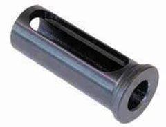 Collis Tool - 1/4" ID, 1" OD, 2-3/4" Length Under Head, Type C Lathe Tool Holder Bushing - 3/16" Head Thickness, 2-3/8" Slot Length - Exact Industrial Supply