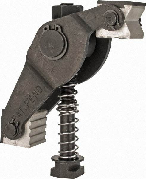 Gibraltar - 3/8" Stud, 2.13" Max Clamping Height, Steel Strap Clamp Assembly - 1-1/2" Strap Thickness, 4.55" Strap Len, 1-1/2" Strap Width - Caliber Tooling