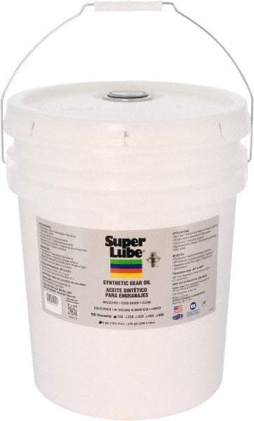 Synco Chemical - 5 Gal Pail, Synthetic Gear Oil - -45°F to 450°F, ISO 150 - Caliber Tooling