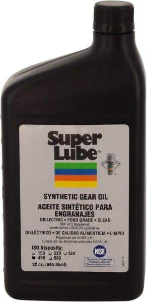 Synco Chemical - 0.25 Gal Bottle, Synthetic Gear Oil - -45°F to 450°F, ISO 460 - Caliber Tooling