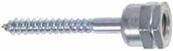 ITW Buildex - 3/8" Zinc-Plated Steel Vertical (End Drilled) Mount Threaded Rod Anchor - 5/8" Diam x 3" Long, 2,060 Lb Ultimate Pullout, For Use with Wood - Caliber Tooling