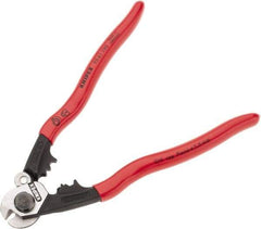 Knipex - 7-1/2" OAL, 1/4" Capacity, Cable Cutter - Ergo Dual Component Handle - Caliber Tooling