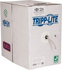 Tripp-Lite - Cat5e, 24 AWG, 350 MHz, Unshielded Network & Ethernet Cable - Gray, PVC, 1,000' OAL - Caliber Tooling