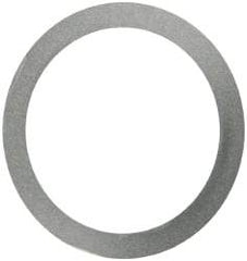 Made in USA - 0.1mm Thick, 40mm Inside x 50mm OD, Round Shim - Uncoated 302/304 Stainless Steel - Caliber Tooling