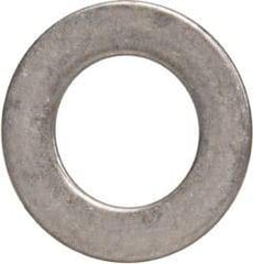 Made in USA - 0.51mm Thick, 8mm Inside x 14mm OD, Round Shim - 1/4" Screw, Uncoated 302/304 Stainless Steel - Caliber Tooling