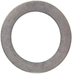 Made in USA - 0.51mm Thick, 25mm Inside x 36mm OD, Round Shim - 7/8" Screw, Uncoated 302/304 Stainless Steel - Caliber Tooling