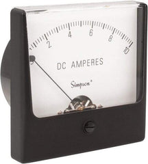 Simpson Electric - Analog, DC Ammeter, Panel Meter - 60 Hz, 0.005 Ohms at 60 Hz - Caliber Tooling