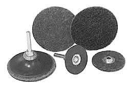 Superior Abrasives - 1-1/2" Disc Diam, Aluminum Oxide Quick Change Disc - Type S Attaching System, Nonwoven, Brown, Coarse Grade, FD Series - Caliber Tooling