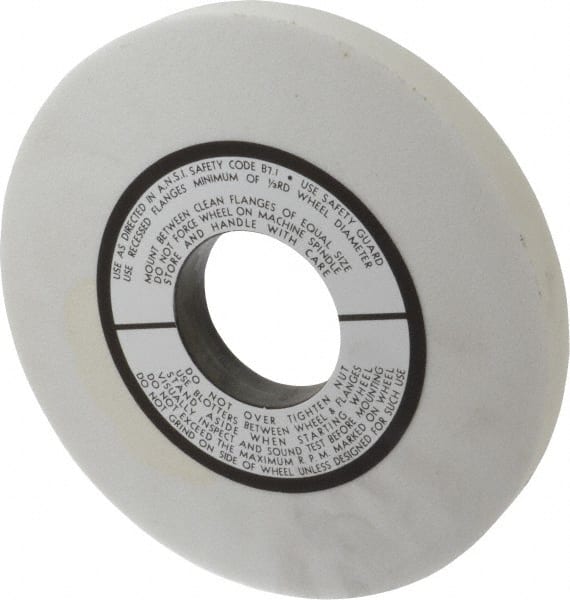 Grier Abrasives - 10" Diam x 3" Hole x 1" Thick, H Hardness, 60 Grit Surface Grinding Wheel - Caliber Tooling