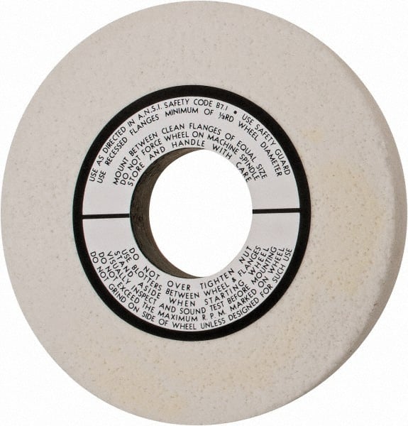 Grier Abrasives - 10" Diam x 3" Hole x 1" Thick, F Hardness, 46 Grit Surface Grinding Wheel - Caliber Tooling