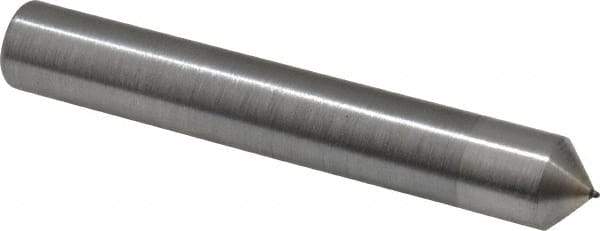 SPI - 0.015" Full Ball Radius Single Point Diamond Dresser - 2-1/2" Long x 3/8" Shank Diam - Caliber Tooling