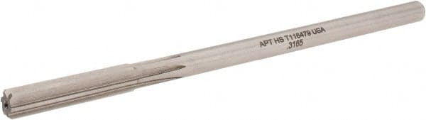 Alvord Polk - 0.3165" High Speed Steel 6 Flute Chucking Reamer - Caliber Tooling