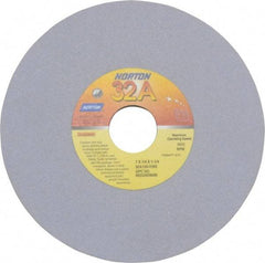 Norton - 7" Diam x 1-1/4" Hole x 1/4" Thick, I Hardness, 120 Grit Surface Grinding Wheel - Aluminum Oxide, Type 1, Fine Grade, 3,600 Max RPM, Vitrified Bond, No Recess - Caliber Tooling