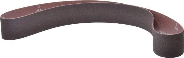 Norton - 2" Wide x 48" OAL, 80 Grit, Aluminum Oxide Abrasive Belt - Aluminum Oxide, Medium, Coated, X Weighted Cloth Backing, Series R228 - Caliber Tooling