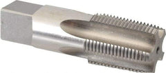 Reiff & Nestor - 3/4-14 NPT Thread, 5 Flute Standard Pipe Tap - 3-1/4" OAL, 1-3/8" Thread Length, 29/32" Shank Diam, Bright Finish, High Speed Steel - Exact Industrial Supply