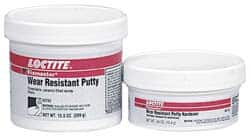 Loctite - 1 Lb Kit Gray Epoxy Resin Putty - -20 to 225°F Operating Temp, 6 hr Full Cure Time, Series 135 - Caliber Tooling