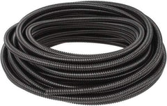 Hubbell Wiring Device-Kellems - 3/8" Trade Size, 100' Long, Flexible Liquidtight Conduit - PVC, 12.6mm ID, Black - Caliber Tooling