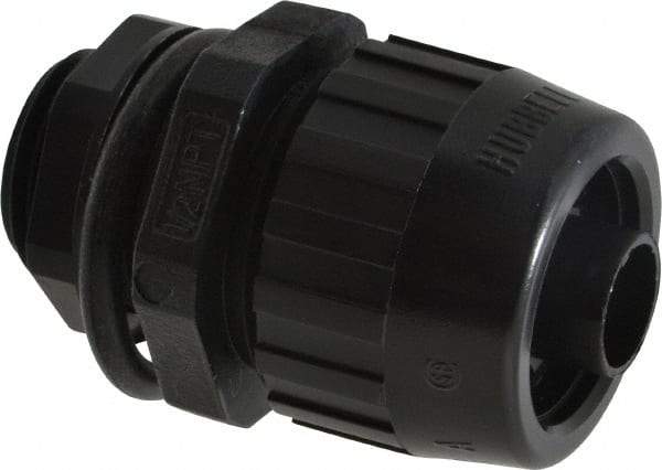 Hubbell Wiring Device-Kellems - 3/8" Trade, Nylon Compression Flexible Liquidtight Conduit Connector - Noninsulated - Caliber Tooling