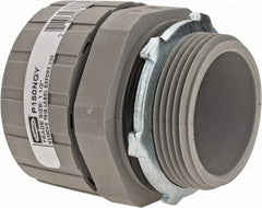 Hubbell Wiring Device-Kellems - 1-1/2" Trade, Nylon Push In Straight Liquidtight Conduit Connector - Noninsulated - Caliber Tooling