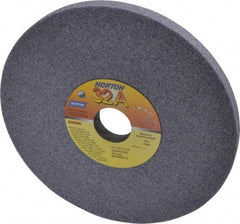 Norton - 8" Diam x 1-1/4" Hole x 1/2" Thick, K Hardness, 46 Grit Surface Grinding Wheel - Aluminum Oxide, Type 1, Coarse Grade, 3,600 Max RPM, Vitrified Bond, No Recess - Caliber Tooling