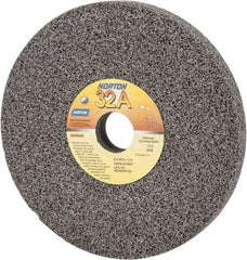 Norton - 8" Diam x 1-1/4" Hole x 3/4" Thick, G Hardness, 46 Grit Surface Grinding Wheel - Aluminum Oxide, Type 1, Coarse Grade, 3,105 Max RPM, Vitrified Bond, No Recess - Caliber Tooling