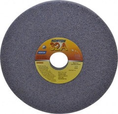 Norton - 8" Diam x 1-1/4" Hole x 1" Thick, I Hardness, 46 Grit Surface Grinding Wheel - Aluminum Oxide, Type 5, Coarse Grade, 3,105 Max RPM, Vitrified Bond, One-Side Recess - Caliber Tooling