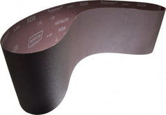 Norton - 6" Wide x 48" OAL, 150 Grit, Aluminum Oxide Abrasive Belt - Aluminum Oxide, Very Fine, Coated, X Weighted Cloth Backing, Series R228 - Caliber Tooling