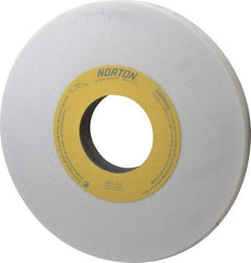 Norton - 10" Diam x 3" Hole x 1" Thick, K Hardness, 60 Grit Surface Grinding Wheel - Aluminum Oxide, Type 1, Medium Grade, 2,485 Max RPM, Vitrified Bond, No Recess - Caliber Tooling