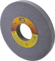 Norton - 10" Diam x 3" Hole x 1" Thick, J Hardness, 46 Grit Surface Grinding Wheel - Aluminum Oxide, Type 1, Coarse Grade, 2,485 Max RPM, Vitrified Bond, No Recess - Caliber Tooling