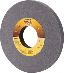 Norton - 10" Diam x 3" Hole x 1" Thick, K Hardness, 60 Grit Surface Grinding Wheel - Aluminum Oxide, Type 1, Medium Grade, 2,485 Max RPM, Vitrified Bond, No Recess - Caliber Tooling