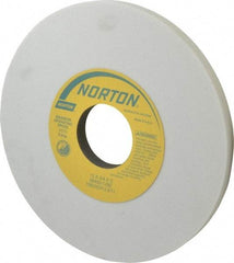 Norton - 12" Diam x 3" Hole x 3/4" Thick, I Hardness, 60 Grit Surface Grinding Wheel - Aluminum Oxide, Type 1, Medium Grade, 2,070 Max RPM, Vitrified Bond, No Recess - Caliber Tooling