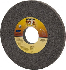 Norton - 12" Diam x 3" Hole x 1" Thick, G Hardness, 46 Grit Surface Grinding Wheel - Aluminum Oxide, Type 1, Coarse Grade, 2,070 Max RPM, Vitrified Bond, No Recess - Caliber Tooling