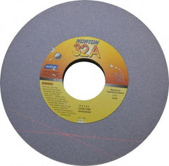 Norton - 12" Diam x 3" Hole x 1" Thick, I Hardness, 60 Grit Surface Grinding Wheel - Aluminum Oxide, Type 1, Medium Grade, 2,070 Max RPM, Vitrified Bond, No Recess - Caliber Tooling