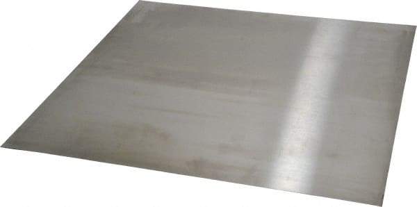 Value Collection - 0.06 Inch Thick x 12 Inch Wide x 12 Inch Long, 304 Stainless Steel Sheet - Intermediate Polished Finish, #4 - Caliber Tooling