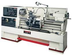 Jet - 14 Inch Swing, 40 Inch Distance Between Centers, Geared Head Speed Control, 3 Phase Engine Lathe - Caliber Tooling