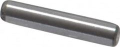 Value Collection - 1/16" Diam x 5/16" Pin Length Grade 8 Alloy Steel Standard Dowel Pin - C 50-58 Hardness, 800 Lb Breaking Strength, 1 Beveled & 1 Rounded End - Caliber Tooling