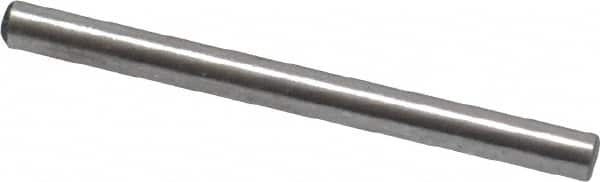 Value Collection - 1/16" Diam x 3/4" Pin Length Grade 8 Alloy Steel Standard Dowel Pin - C 50-58 Hardness, 800 Lb Breaking Strength, 1 Beveled & 1 Rounded End - Caliber Tooling