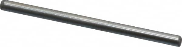 Value Collection - 1/16" Diam x 1" Pin Length Grade 8 Alloy Steel Standard Dowel Pin - C 50-58 Hardness, 800 Lb Breaking Strength, 1 Beveled & 1 Rounded End - Caliber Tooling