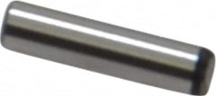 Value Collection - 3/32" Diam x 3/8" Pin Length Grade 8 Alloy Steel Standard Dowel Pin - C 50-58 Hardness, 1,800 Lb Breaking Strength, 1 Beveled & 1 Rounded End - Caliber Tooling