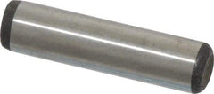 Value Collection - 3/16" Diam x 3/4" Pin Length Grade 8 Alloy Steel Standard Dowel Pin - C 50-58 Hardness, 7,200 Lb Breaking Strength, 1 Beveled & 1 Rounded End - Caliber Tooling